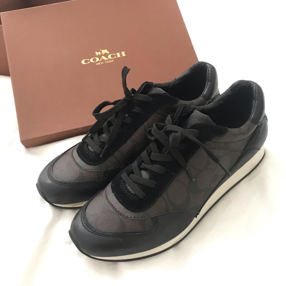 Coach signature logo sneakers shoes